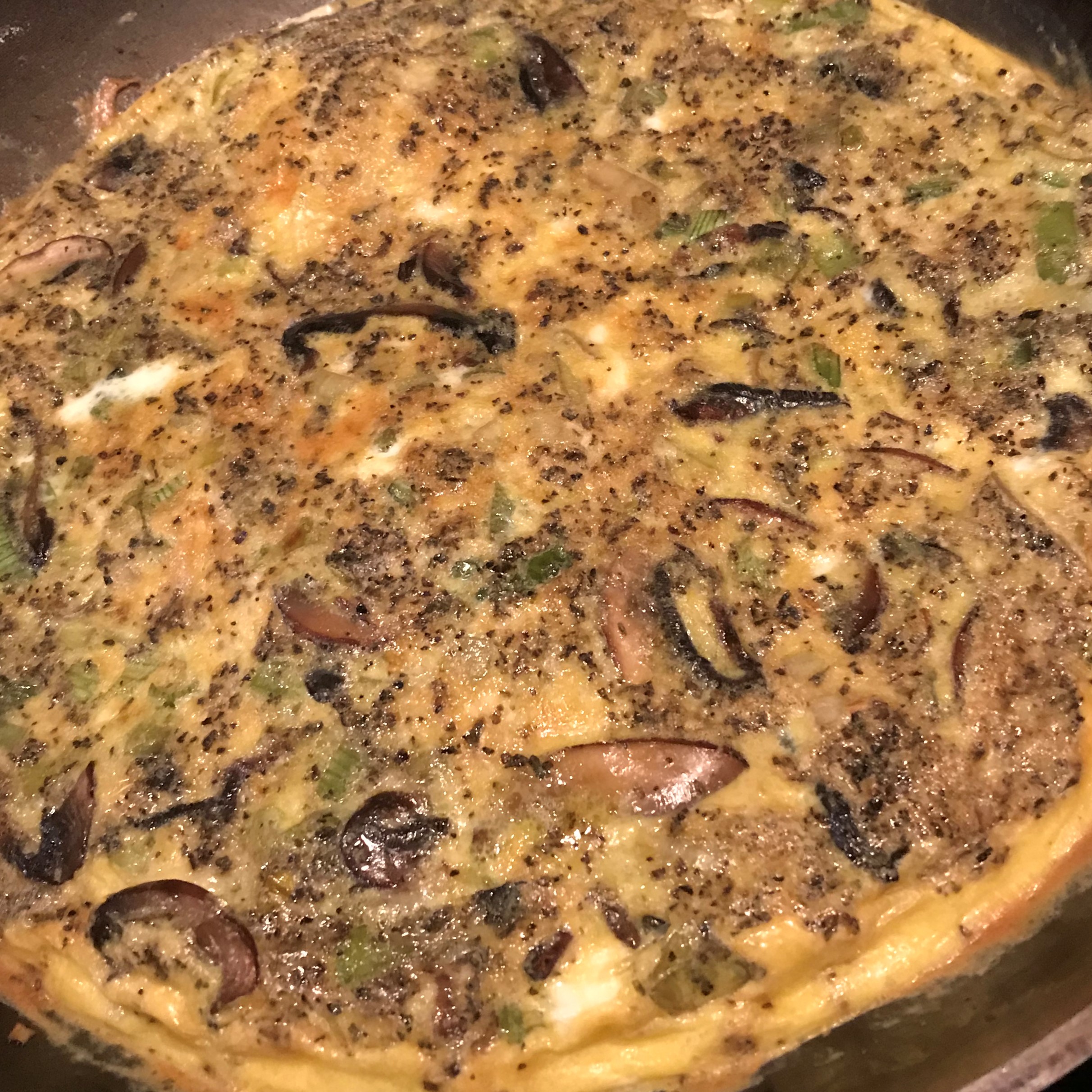 Mushroom & Leek Frittata
